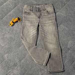 PLACE Charcoal Straight Leg Jeans